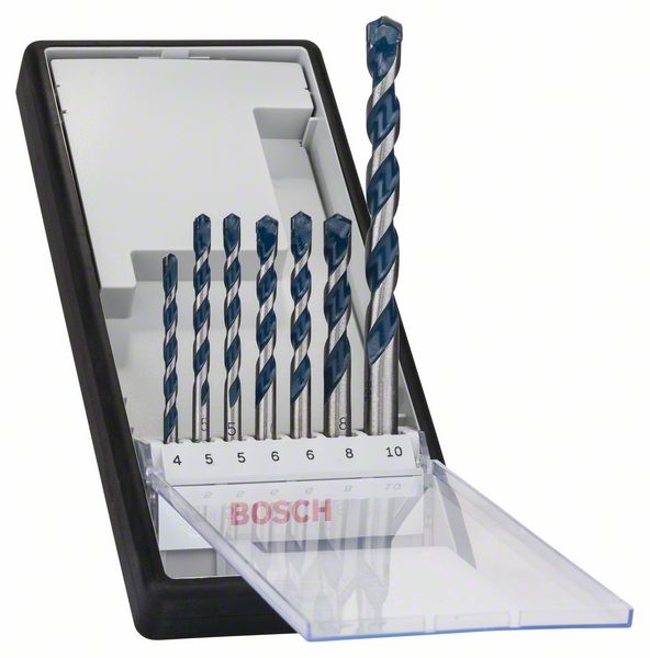 Sats Bosch Blue Granite Turbo CYL-5, 4/5/5/6/6/8/10 mm