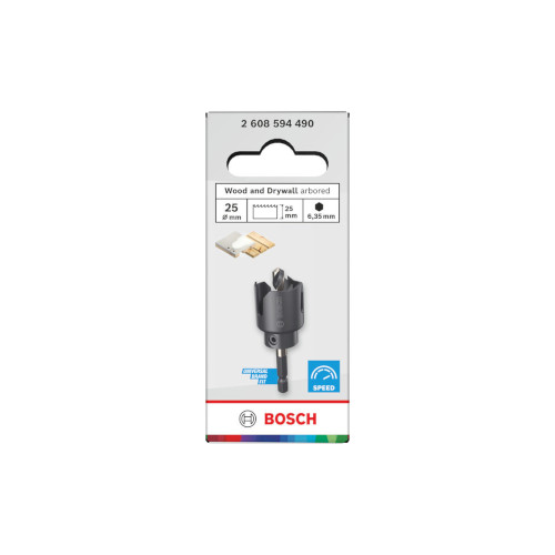 Bosch Hålsåg för trä och gips, 25 x 25 mm