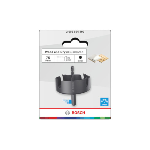 Bosch Hålsåg för trä och gips, 75 x 25 mm