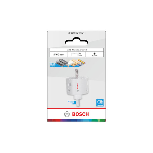Bosch Hålsåg för Multi Material, 60 x 40 mm