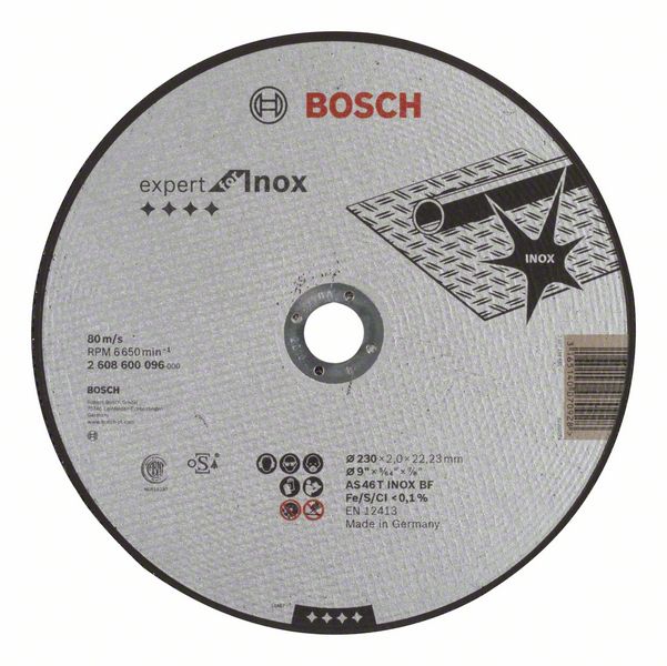 Bosch PRO Stainless Steel-kapskiva, 230 x 2 x 22,23 mm