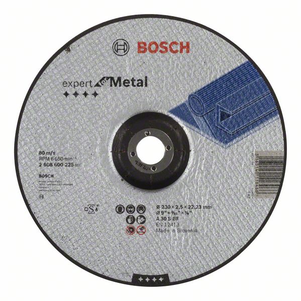 Bosch PRO Metal kapskiva, 230 x 2,5 x 22,23 mm, oSa
