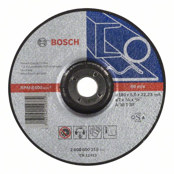 Bosch PRO Metal navrondell, 180 x 6 x 22,23 mm, oSa