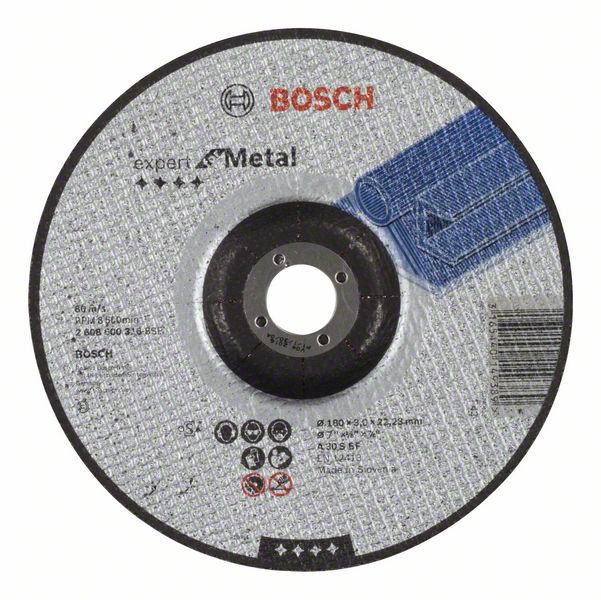Bosch PRO Metal kapskiva, 180 x 3 x 22,23 mm, oSa