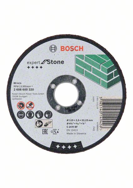Kapskiva Bosch för sten ø115 mm 22,2/2,5 mm