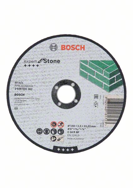 Kapskiva Bosch för sten ø150 mm 22,2/2,5 mm