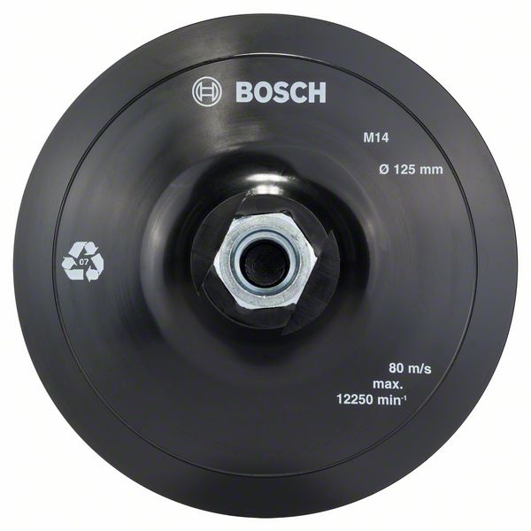 Bosch PRO Backing Pad, 125 mm, M14, kardborre