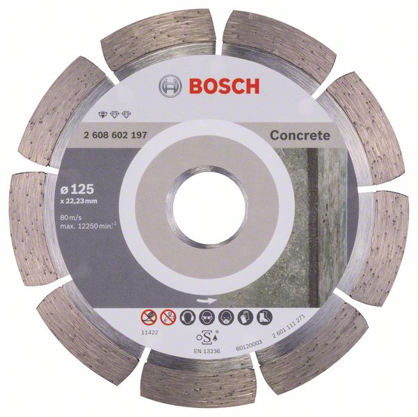 Bosch Concrete diamantkapskiva, 125 x 16/22,23 x 10 mm
