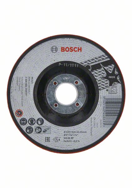 Bosch PRO Semi-Flexible-navrondell, 125 x 3 x 22,23 mm