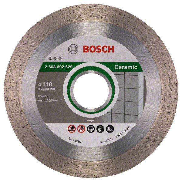 Diamantkapskiva Bosch Ceramic ø110 mm 22,23 mm