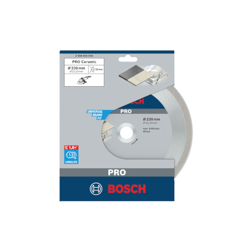 Bosch PRO Ceramic-diamantskiva, 230 x 22,23 mm