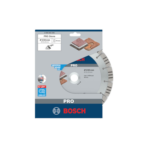 Bosch PRO Stone-diamantskiva, 230x22,23 mm