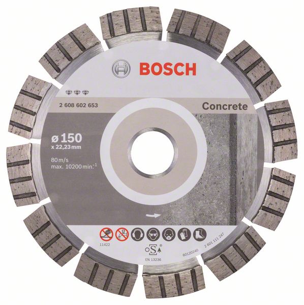 Bosch PRO Concrete-diamantskiva, 150 x 22,23 mm