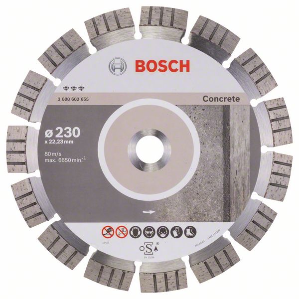 Bosch PRO Concrete-diamantskiva, 230 x 22,23 mm