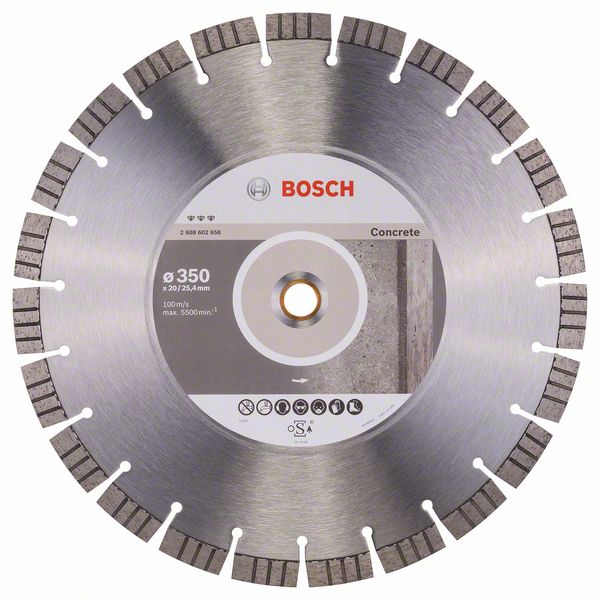 Bosch PRO Concrete-diamantskiva, 350 x 20/25,4 mm