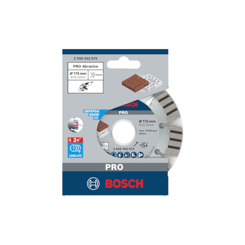 Bosch PRO Abrasive-diamantskiva, 115 x 22,23 mm