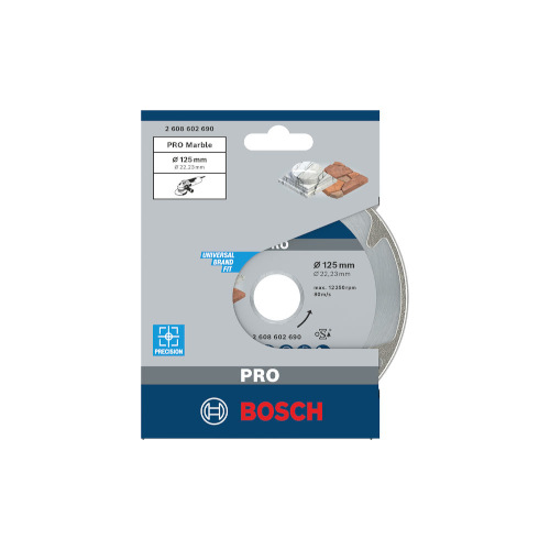 Bosch PRO Marble-diamantskiva, 125 x 22,23 mm