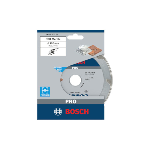 Bosch PRO Marble-diamantskiva, 150 x 22,23 mm