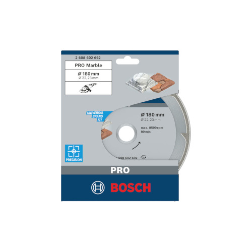 Bosch PRO Marble-diamantskiva, 180 x 22,23 mm