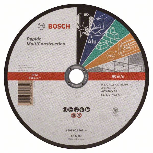 Bosch PRO Multi Material-kapskiva, 230 x 1,9 x 22,23 mm