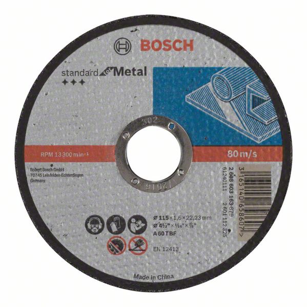 Bosch PRO Metal kapskiva, 115 x 1,6 x 22,23 mm