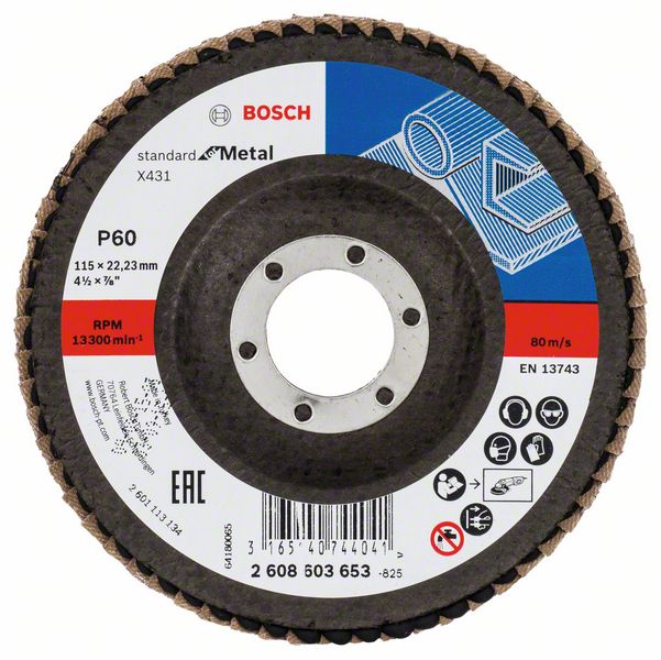 Bosch Lamellsslipskiva X431, Standard for Metal