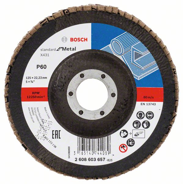 Bosch Lamellsslipskiva X431, Standard for Metal