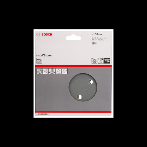 Bosch PRO F355-sliprondell, 150 mm, G1200, 5 st