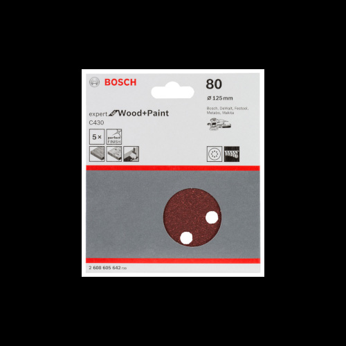Bosch Slippapper C430, 5-pack