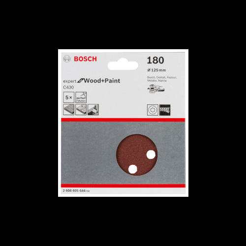 Bosch Slippapper C430, 5-pack