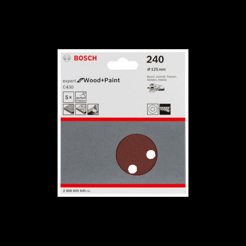 Bosch Slippapper C430, 5-pack