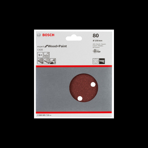 Bosch Slippapper C430, 5-pack