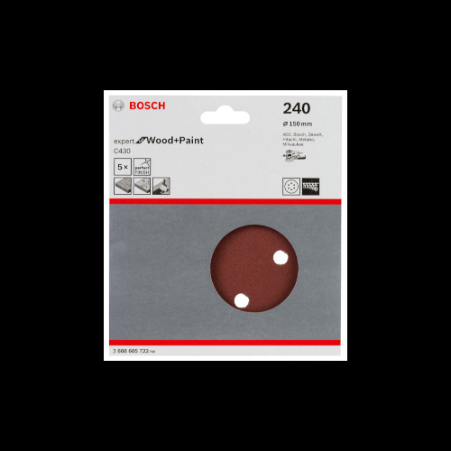 Bosch Slippapper C430, 5-pack