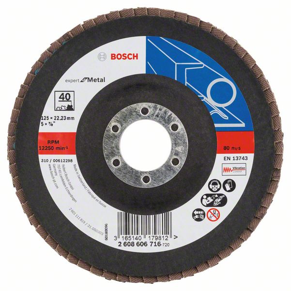 Bosch Lamellsslipskiva X551, Expert for Metal