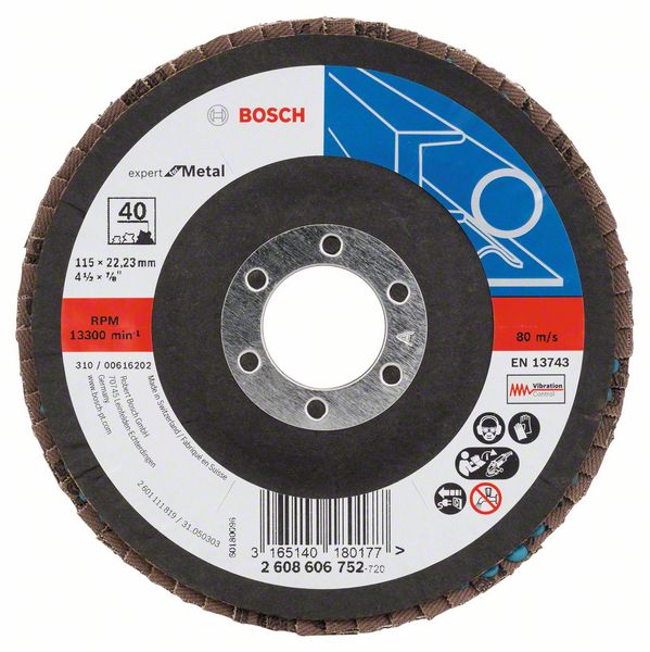 Bosch Lamellsslipskiva X551, Expert for Metal