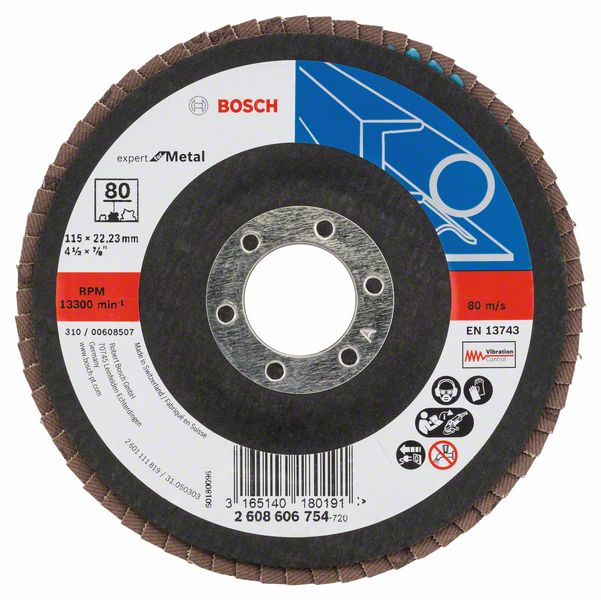 Bosch Lamellsslipskiva X551, Expert for Metal