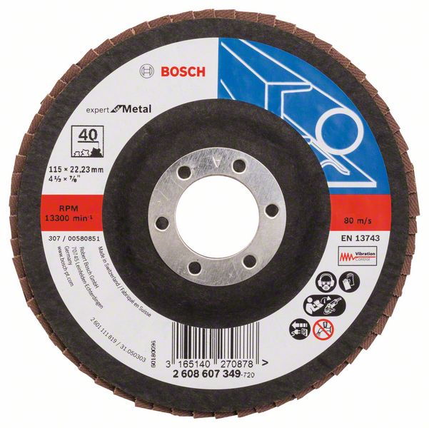 Bosch Lamellsslipskiva X551, Expert for Metal