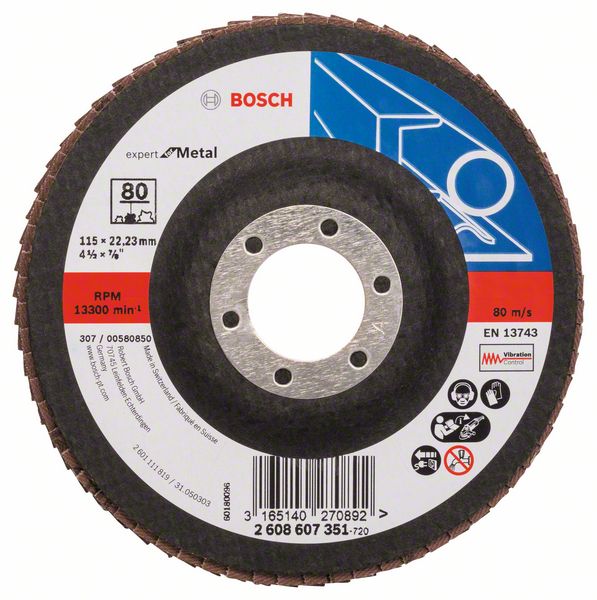 Bosch Lamellsslipskiva X551, Expert for Metal