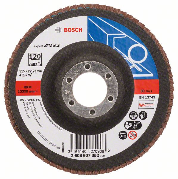 Bosch Lamellsslipskiva X551, Expert for Metal