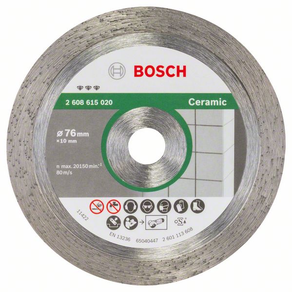 Diamantkapskiva Bosch GWS 12V-76 ø76 mm 10/1,9 mm