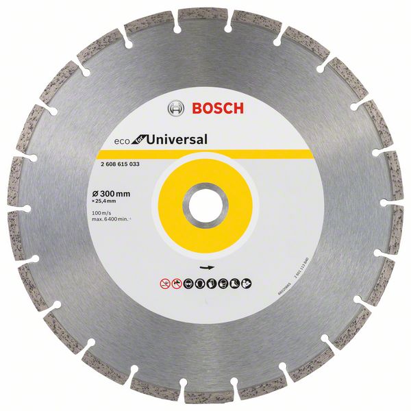 Bosch Multi Material diamantkapskiva, 300 x 25,4 x 7 mm