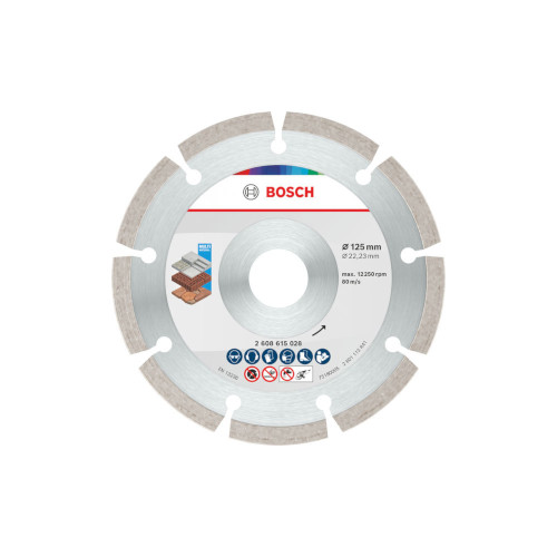 Bosch Multi Material diamantkapskiva, 125 x 22,23 x 7 mm, 10 styck