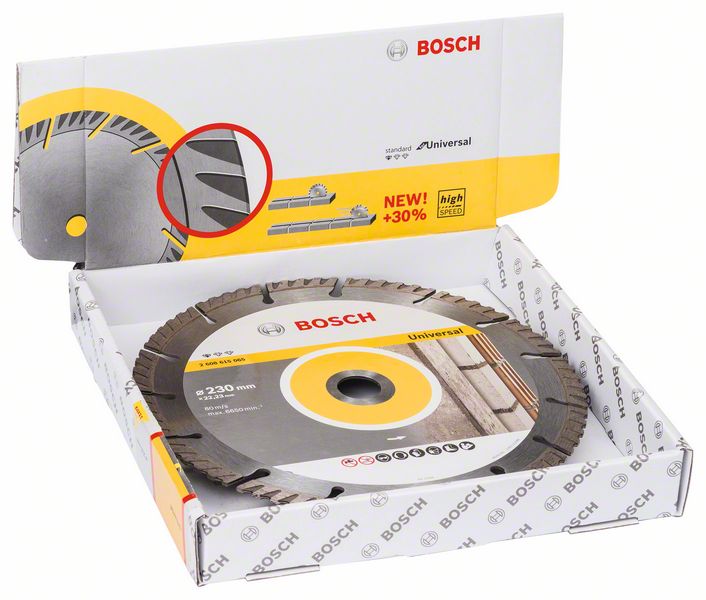Bosch PRO Multi Material-diamantkapskiva, 230 x 22,23 mm, 10 st