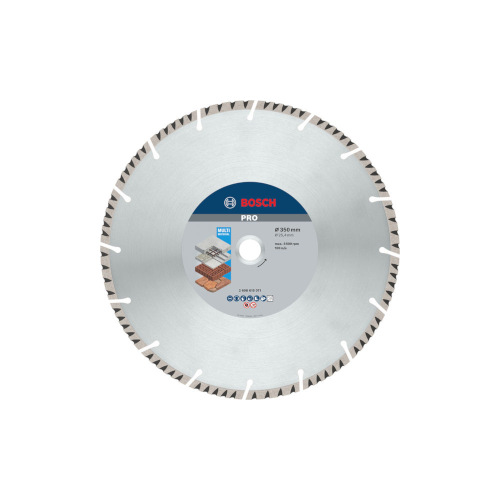 Bosch PRO Multi Material-diamantskiva, 350 x 25,4 mm