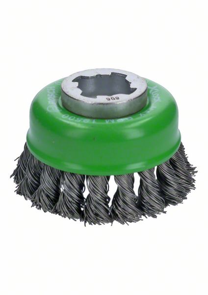 Bosch PRO Stainless Steel heavy X-Lock-stålborste, 75 x 0,5 mm
