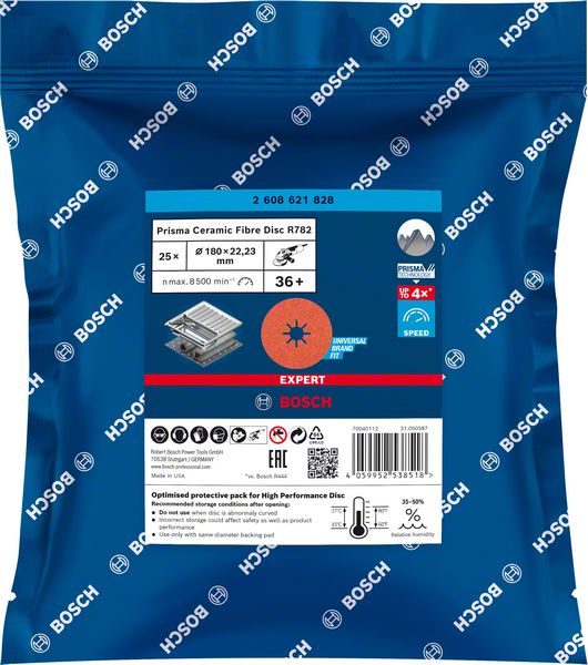 Bosch EXPERT R782 Prisma Ceramic fiberrondell 180 mm, 22,23 mm, G 36