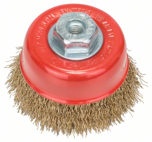 Bosch PRO Metal clean, stålborste, 75 x 0,3 mm, gänga