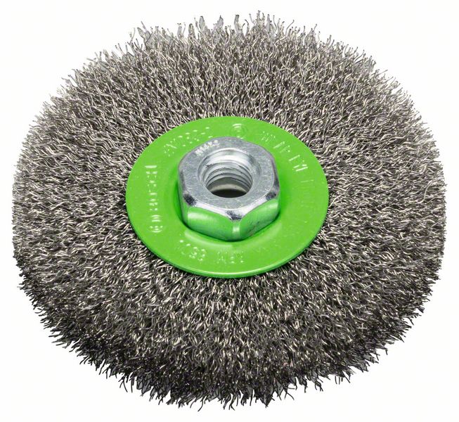 Bosch PRO Stainless Steel clean-stålborste, 115 x 0,3 mm, gänga