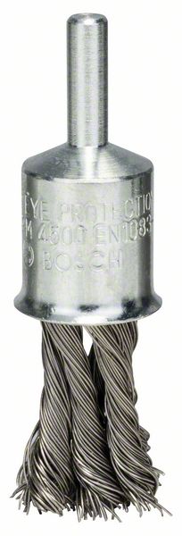 Bosch PRO Stainless Steel heavy-ändborste, rakt skaft, 19x0,35 mm