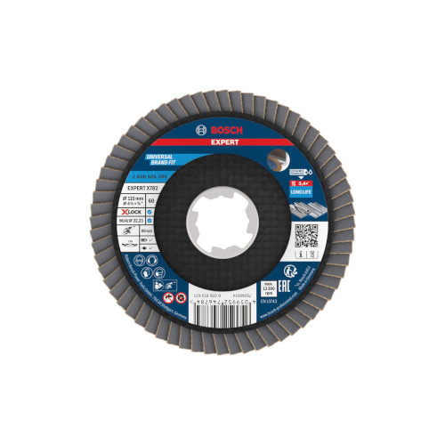 Bosch EXPERT X782 lamellslipskiva, vinklad, 115 mm, G60, X-Lock